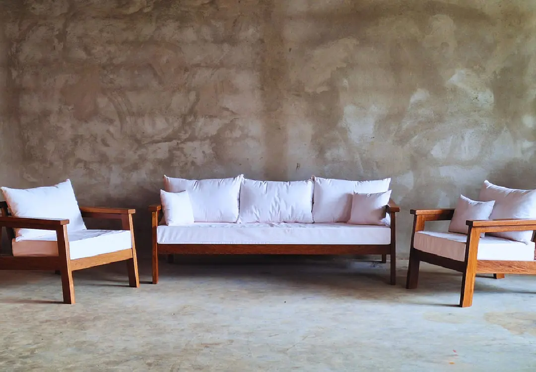 Conjunto de sofá e poltronas Ipanema da Pravit